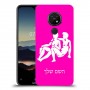 תאומים כיסוי מגן קשיח בעיצוב אישי עם השם שלך ל Nokia 7.2 יחידה אחת סקרין מובייל
