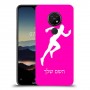 רץ כיסוי מגן קשיח בעיצוב אישי עם השם שלך ל Nokia 7.2 יחידה אחת סקרין מובייל
