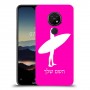 גלישה כיסוי מגן קשיח בעיצוב אישי עם השם שלך ל Nokia 7.2 יחידה אחת סקרין מובייל
