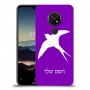 ציפור לבלוע כיסוי מגן קשיח בעיצוב אישי עם השם שלך ל Nokia 7.2 יחידה אחת סקרין מובייל