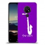 סקספון כיסוי מגן קשיח בעיצוב אישי עם השם שלך ל Nokia 7.2 יחידה אחת סקרין מובייל
