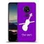 כינור כיסוי מגן קשיח בעיצוב אישי עם השם שלך ל Nokia 7.2 יחידה אחת סקרין מובייל