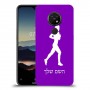 ג'וגלין - אישה כיסוי מגן קשיח בעיצוב אישי עם השם שלך ל Nokia 7.2 יחידה אחת סקרין מובייל
