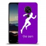 רץ כיסוי מגן קשיח בעיצוב אישי עם השם שלך ל Nokia 7.2 יחידה אחת סקרין מובייל