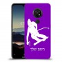 סקִי כיסוי מגן קשיח בעיצוב אישי עם השם שלך ל Nokia 7.2 יחידה אחת סקרין מובייל