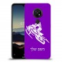 אופנוע שלג כיסוי מגן קשיח בעיצוב אישי עם השם שלך ל Nokia 7.2 יחידה אחת סקרין מובייל