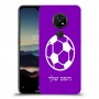 כדורגל - כדור כיסוי מגן קשיח בעיצוב אישי עם השם שלך ל Nokia 7.2 יחידה אחת סקרין מובייל