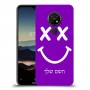 סמיילי כיסוי מגן קשיח בעיצוב אישי עם השם שלך ל Nokia 7.2 יחידה אחת סקרין מובייל