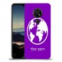 עולם כיסוי מגן קשיח בעיצוב אישי עם השם שלך ל Nokia 7.2 יחידה אחת סקרין מובייל