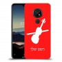 כינור כיסוי מגן קשיח בעיצוב אישי עם השם שלך ל Nokia 7.2 יחידה אחת סקרין מובייל