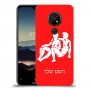 תאומים כיסוי מגן קשיח בעיצוב אישי עם השם שלך ל Nokia 7.2 יחידה אחת סקרין מובייל