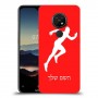 רץ כיסוי מגן קשיח בעיצוב אישי עם השם שלך ל Nokia 7.2 יחידה אחת סקרין מובייל