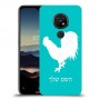 תרנגול כיסוי מגן קשיח בעיצוב אישי עם השם שלך ל Nokia 7.2 יחידה אחת סקרין מובייל