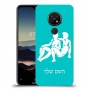 תאומים כיסוי מגן קשיח בעיצוב אישי עם השם שלך ל Nokia 7.2 יחידה אחת סקרין מובייל