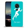 רץ כיסוי מגן קשיח בעיצוב אישי עם השם שלך ל Nokia 7.2 יחידה אחת סקרין מובייל