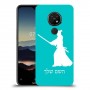 סמוראי כיסוי מגן קשיח בעיצוב אישי עם השם שלך ל Nokia 7.2 יחידה אחת סקרין מובייל