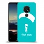 צניחה חופשית כיסוי מגן קשיח בעיצוב אישי עם השם שלך ל Nokia 7.2 יחידה אחת סקרין מובייל
