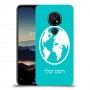 עולם כיסוי מגן קשיח בעיצוב אישי עם השם שלך ל Nokia 7.2 יחידה אחת סקרין מובייל
