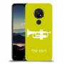 חצוצרה כיסוי מגן קשיח בעיצוב אישי עם השם שלך ל Nokia 7.2 יחידה אחת סקרין מובייל