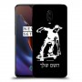 ילד סקייטבורד כיסוי מגן קשיח בעיצוב אישי עם השם שלך ל OnePlus 6T יחידה אחת סקרין מובייל