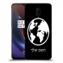 עולם כיסוי מגן קשיח בעיצוב אישי עם השם שלך ל OnePlus 6T יחידה אחת סקרין מובייל