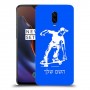 ילד סקייטבורד כיסוי מגן קשיח בעיצוב אישי עם השם שלך ל OnePlus 6T יחידה אחת סקרין מובייל