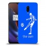 שחקן כדורגל כיסוי מגן קשיח בעיצוב אישי עם השם שלך ל OnePlus 6T יחידה אחת סקרין מובייל