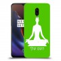 יוגה כיסוי מגן קשיח בעיצוב אישי עם השם שלך ל OnePlus 6T יחידה אחת סקרין מובייל