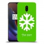שלג כיסוי מגן קשיח בעיצוב אישי עם השם שלך ל OnePlus 6T יחידה אחת סקרין מובייל