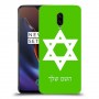 מגן דוד - ישראל כיסוי מגן קשיח בעיצוב אישי עם השם שלך ל OnePlus 6T יחידה אחת סקרין מובייל