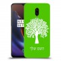 עץ כיסוי מגן קשיח בעיצוב אישי עם השם שלך ל OnePlus 6T יחידה אחת סקרין מובייל