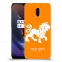 אריה כיסוי מגן קשיח בעיצוב אישי עם השם שלך ל OnePlus 6T יחידה אחת סקרין מובייל