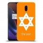 מגן דוד - ישראל כיסוי מגן קשיח בעיצוב אישי עם השם שלך ל OnePlus 6T יחידה אחת סקרין מובייל
