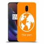 עולם כיסוי מגן קשיח בעיצוב אישי עם השם שלך ל OnePlus 6T יחידה אחת סקרין מובייל