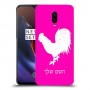 תרנגול כיסוי מגן קשיח בעיצוב אישי עם השם שלך ל OnePlus 6T יחידה אחת סקרין מובייל