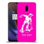 ילד סקייטבורד כיסוי מגן קשיח בעיצוב אישי עם השם שלך ל OnePlus 6T יחידה אחת סקרין מובייל