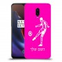 שחקן כדורגל כיסוי מגן קשיח בעיצוב אישי עם השם שלך ל OnePlus 6T יחידה אחת סקרין מובייל