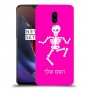 שלד כיסוי מגן קשיח בעיצוב אישי עם השם שלך ל OnePlus 6T יחידה אחת סקרין מובייל
