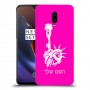 פסל החירות כיסוי מגן קשיח בעיצוב אישי עם השם שלך ל OnePlus 6T יחידה אחת סקרין מובייל