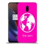 עולם כיסוי מגן קשיח בעיצוב אישי עם השם שלך ל OnePlus 6T יחידה אחת סקרין מובייל