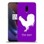 תרנגול כיסוי מגן קשיח בעיצוב אישי עם השם שלך ל OnePlus 6T יחידה אחת סקרין מובייל