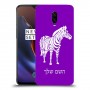 זברה כיסוי מגן קשיח בעיצוב אישי עם השם שלך ל OnePlus 6T יחידה אחת סקרין מובייל