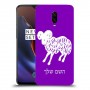 טלה כיסוי מגן קשיח בעיצוב אישי עם השם שלך ל OnePlus 6T יחידה אחת סקרין מובייל