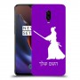 סמוראי כיסוי מגן קשיח בעיצוב אישי עם השם שלך ל OnePlus 6T יחידה אחת סקרין מובייל