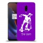 ילד סקייטבורד כיסוי מגן קשיח בעיצוב אישי עם השם שלך ל OnePlus 6T יחידה אחת סקרין מובייל