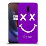 סמיילי כיסוי מגן קשיח בעיצוב אישי עם השם שלך ל OnePlus 6T יחידה אחת סקרין מובייל