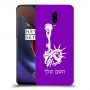 פסל החירות כיסוי מגן קשיח בעיצוב אישי עם השם שלך ל OnePlus 6T יחידה אחת סקרין מובייל