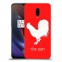 תרנגול כיסוי מגן קשיח בעיצוב אישי עם השם שלך ל OnePlus 6T יחידה אחת סקרין מובייל
