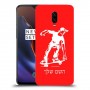 ילד סקייטבורד כיסוי מגן קשיח בעיצוב אישי עם השם שלך ל OnePlus 6T יחידה אחת סקרין מובייל