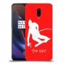סקִי כיסוי מגן קשיח בעיצוב אישי עם השם שלך ל OnePlus 6T יחידה אחת סקרין מובייל
